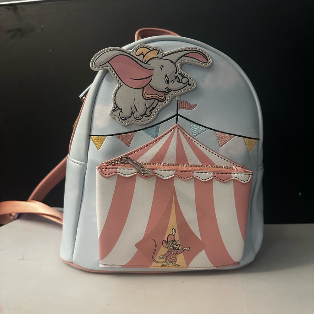 Loungefly Dumbo Circus Mini Bag - Blue and Pink